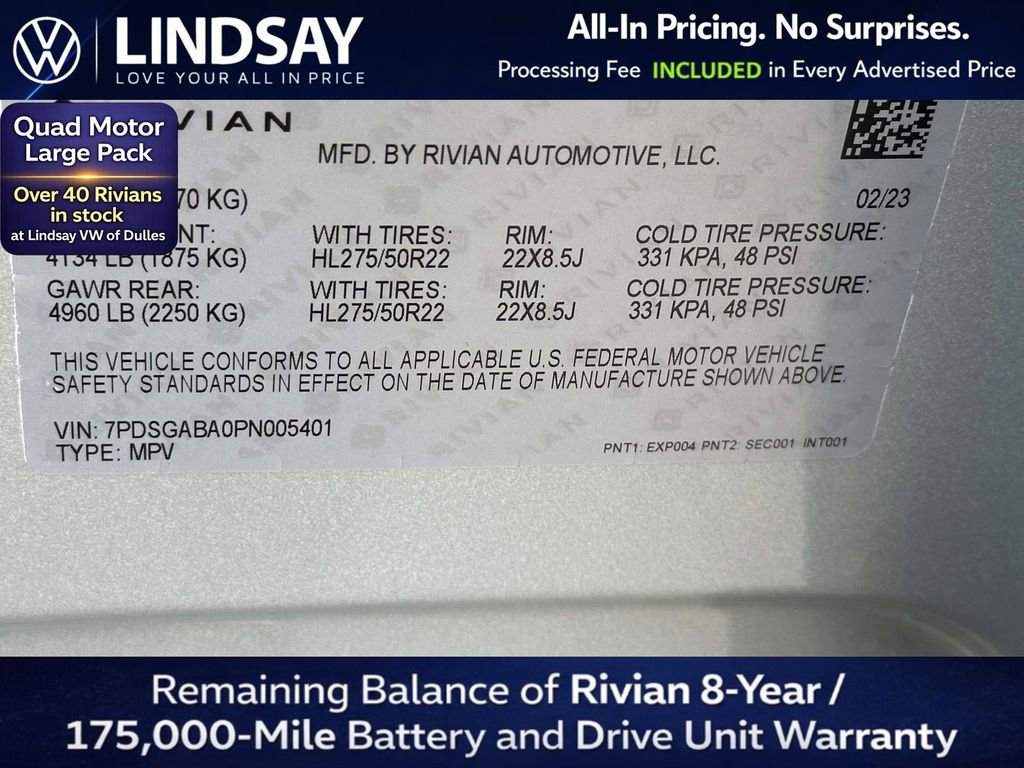 Used 2023 Rivian R1S Adventure AWD/4WD image 28