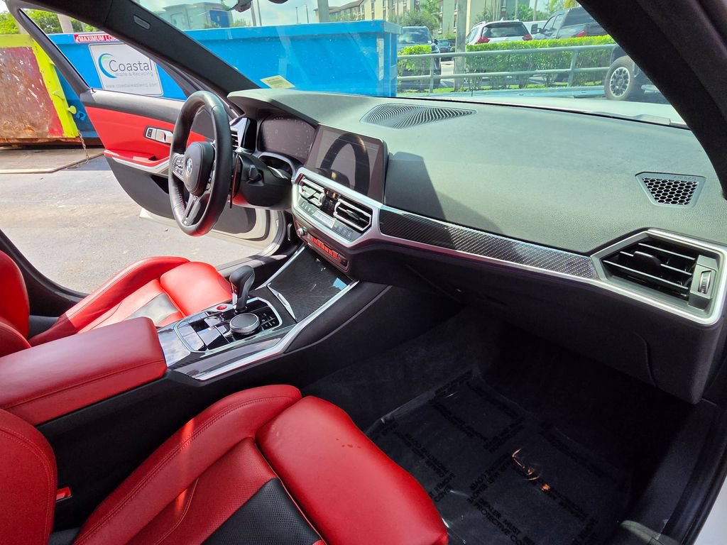 Used 2021 BMW M3 Competition w/ M Carbon Exterior Package RWD image 26