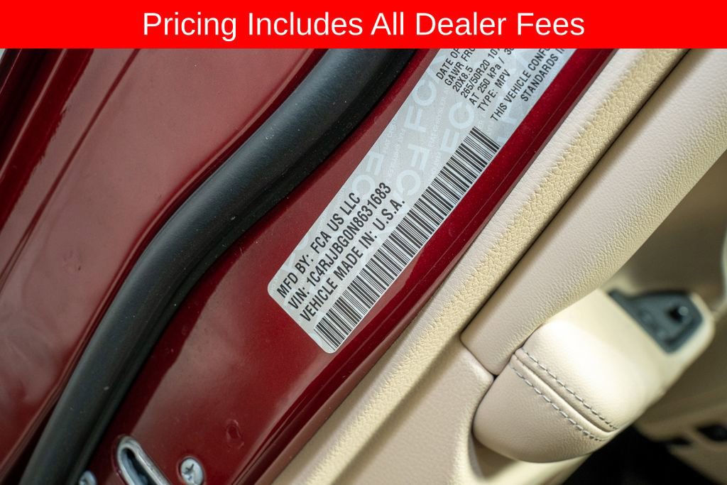 Used 2022 Jeep Grand Cherokee L Limited w/ Black Appearance Package RWD image 24