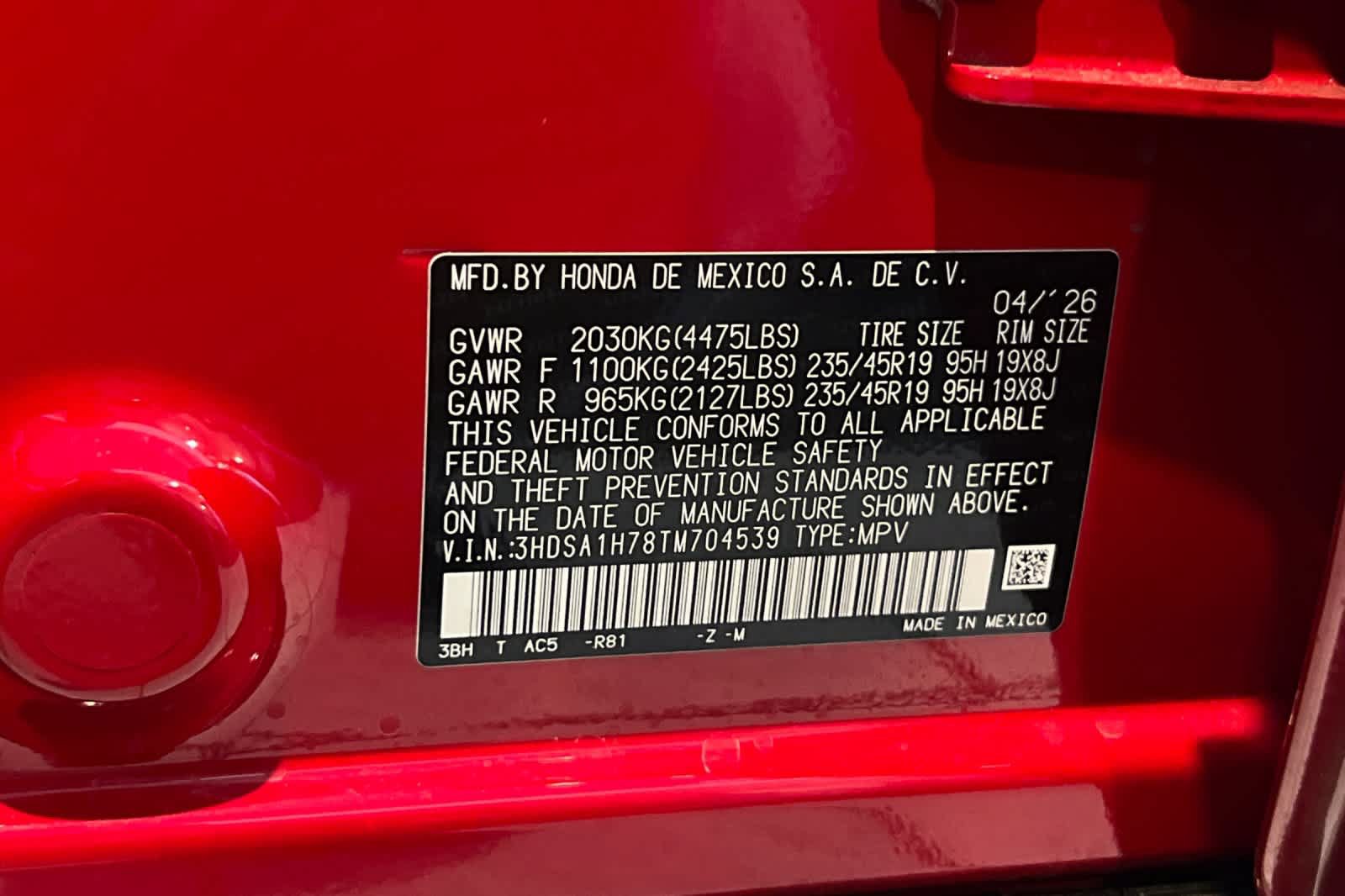 New 2026 Acura ADX A-Spec w/ Advance Package FWD image 18