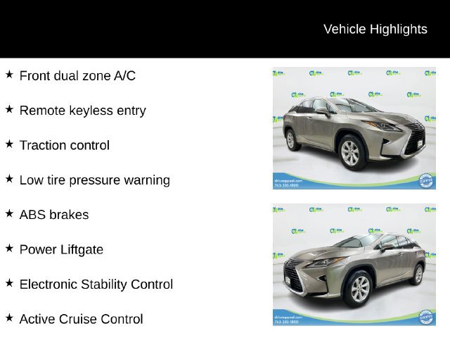 Used 2017 Lexus RX 350 AWD w/ Premium Package image 12