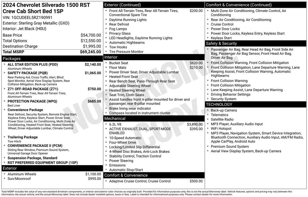 Used 2024 Chevrolet Silverado 1500 RST w/ All Star Edition Plus AWD/4WD image 9