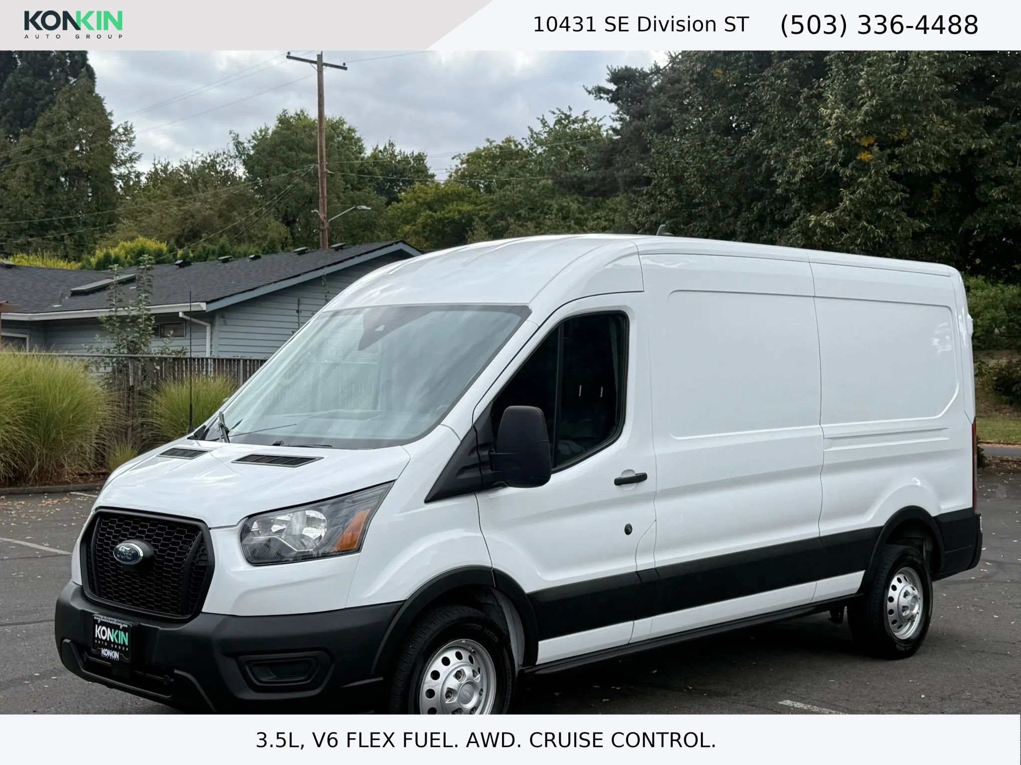Used 2023 Ford Transit 250 Medium Roof AWD w/ Load Area Protection Package image 1