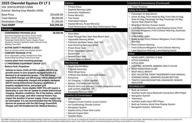 Used 2025 Chevrolet Equinox EV LT w/ Convenience Package image 34