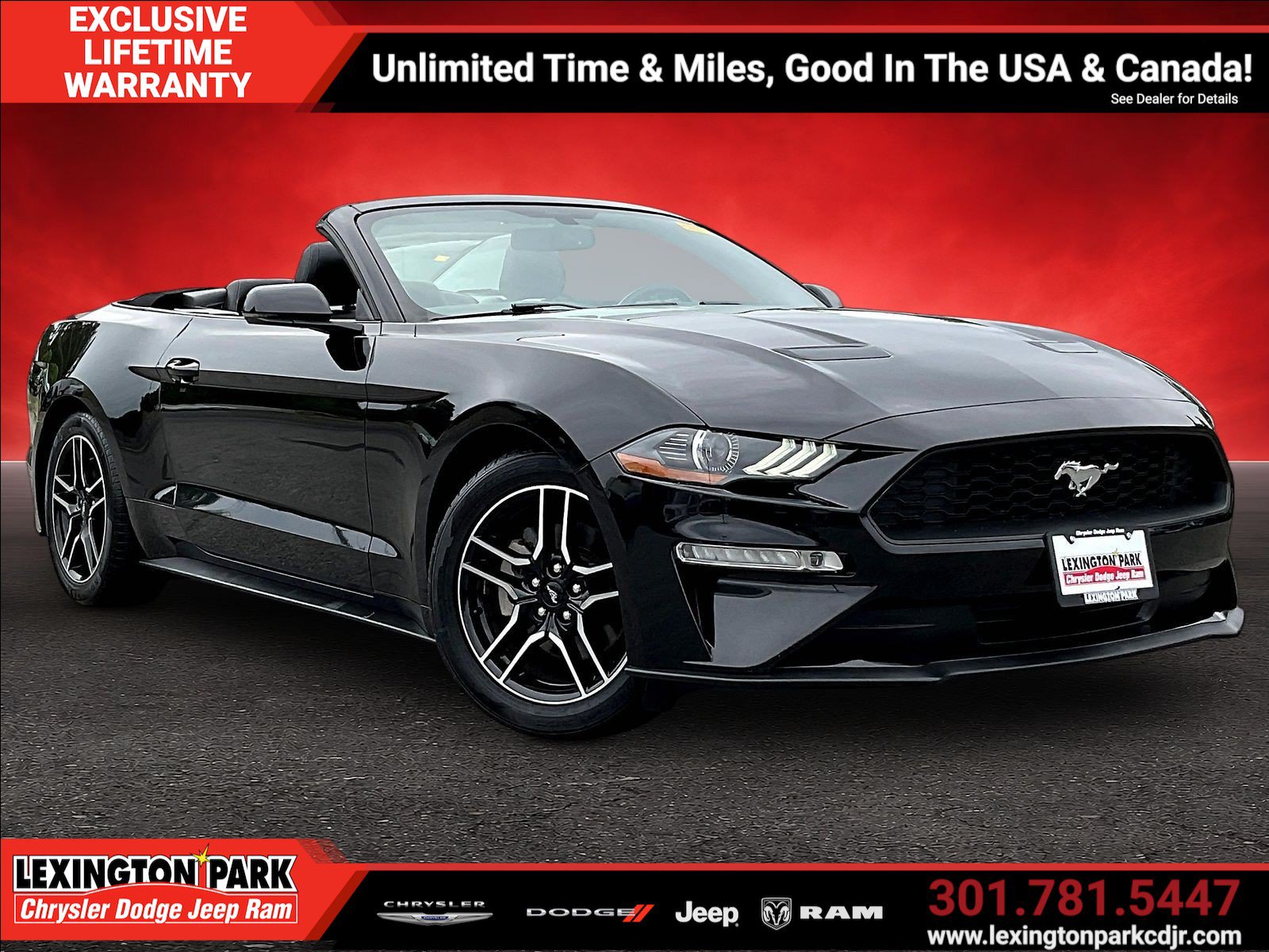 Used 2020 Ford Mustang Premium RWD image 1