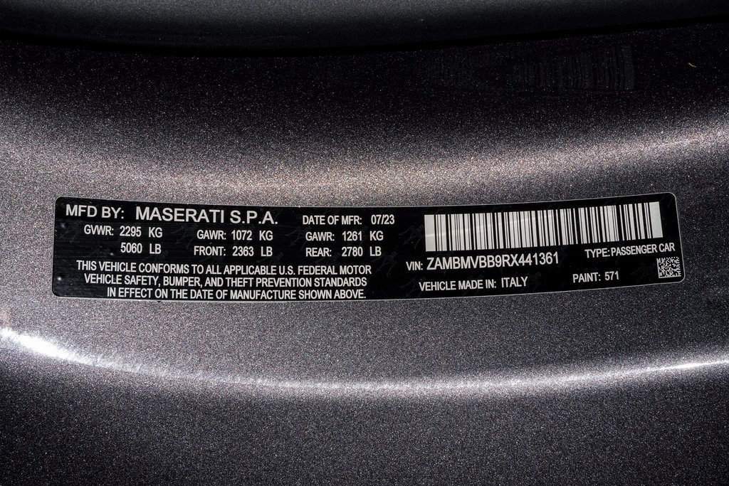 Certified 2024 Maserati GranTurismo Modena image 31