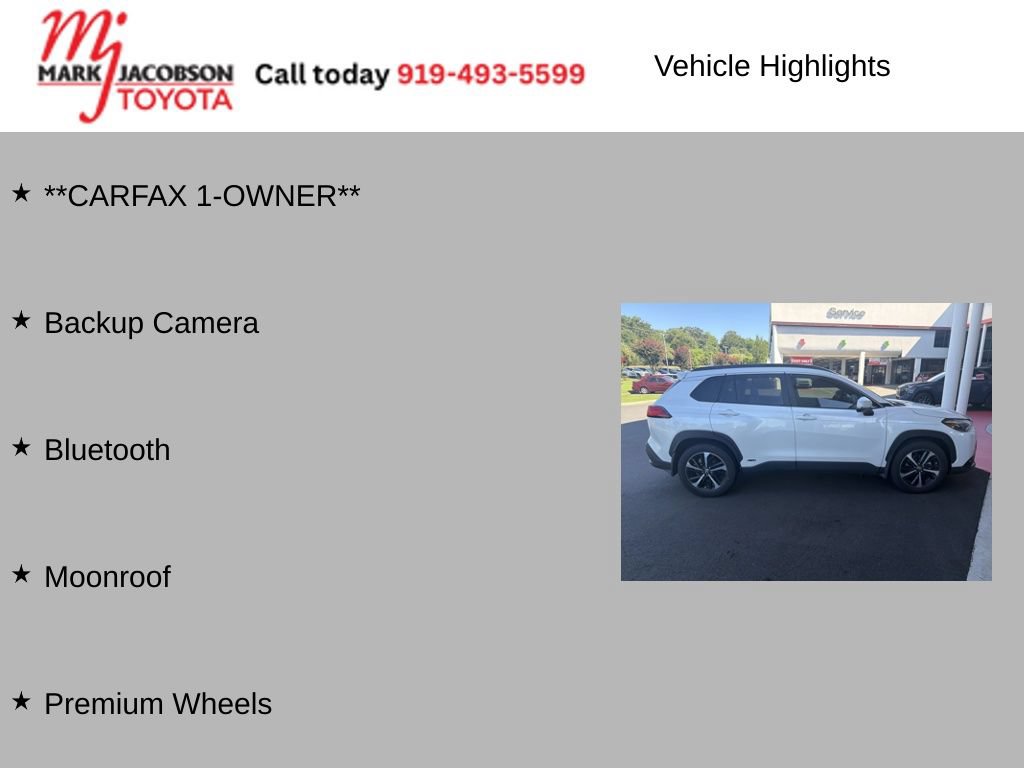 Used 2024 Toyota Corolla Cross AWD Hybrid w/ Convenience Package image 6