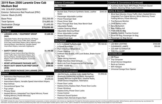 Used 2019 RAM 2500 Laramie AWD/4WD image 29