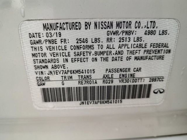 Used 2019 INFINITI Q50 Signature Edition image 32