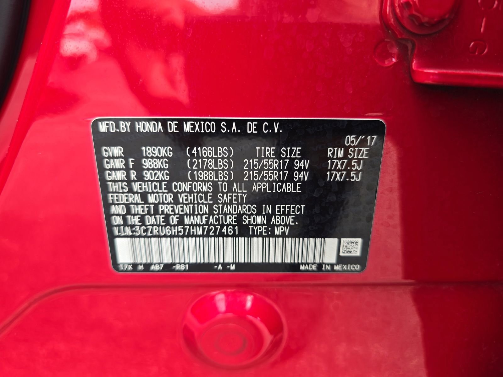 Used 2017 Honda HR-V EX image 29