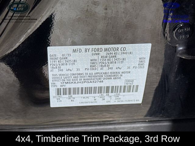 Certified 2023 Ford Explorer Timberline w/ Timberline Technology Package image 33
