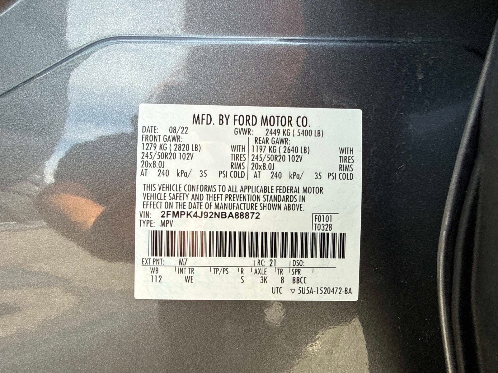 Used 2022 Ford Edge ST-Line AWD/4WD image 35