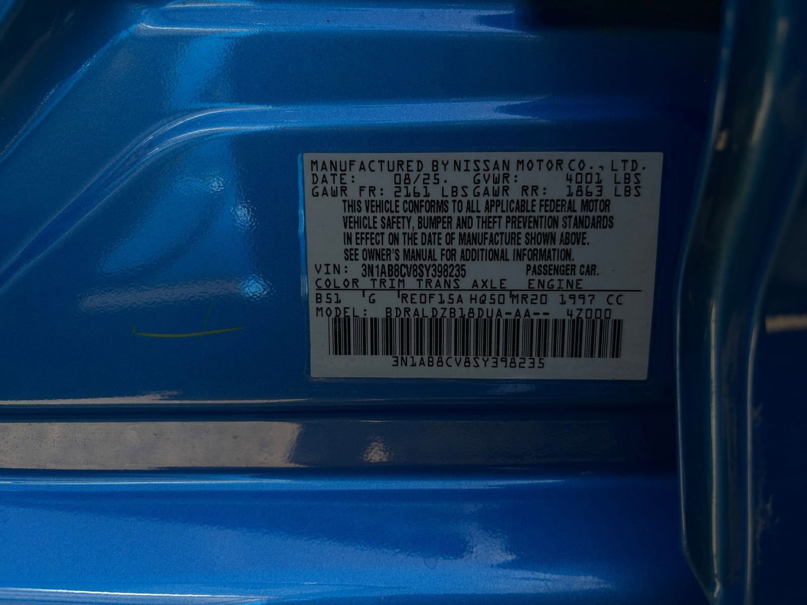 Used 2025 Nissan Sentra SV FWD image 27
