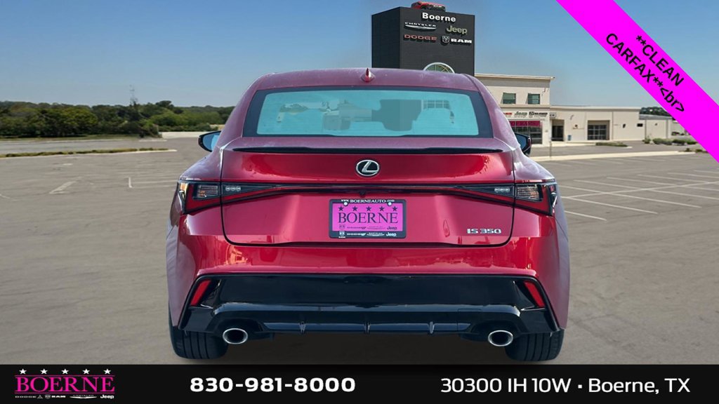 Used 2024 Lexus IS 350 F Sport w/ Accessory Package 2 RWD image 4