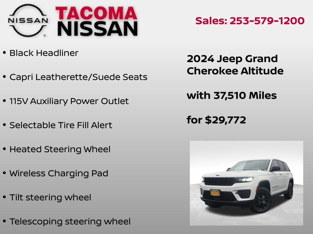 Used 2024 Jeep Grand Cherokee Altitude image 31
