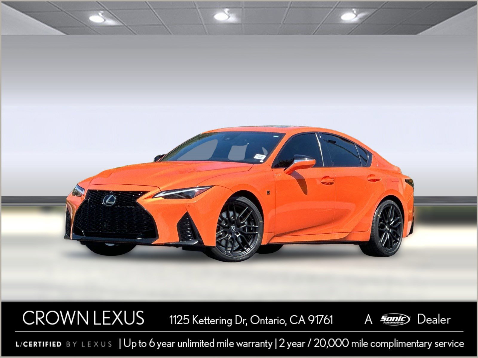 Certified 2023 Lexus IS 500 w/ Special Appearance Package RWD image 1