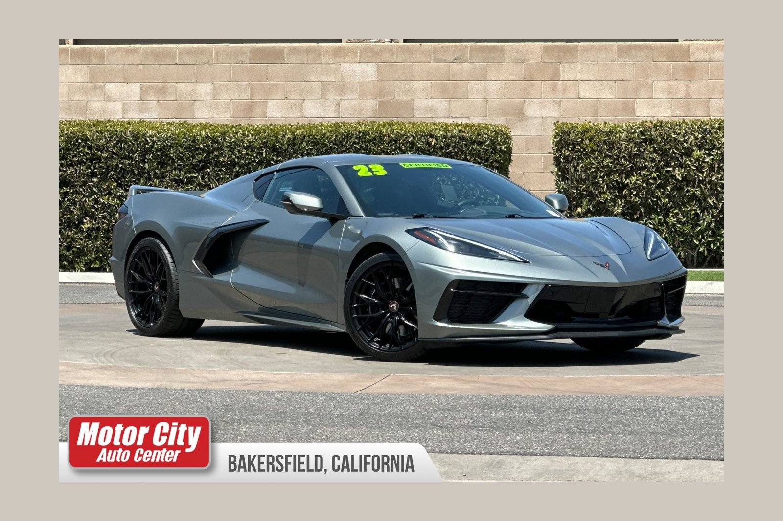 Certified 2023 Chevrolet Corvette Stingray Preferred Cpe w/ Z51 Performance Package RWD image 1