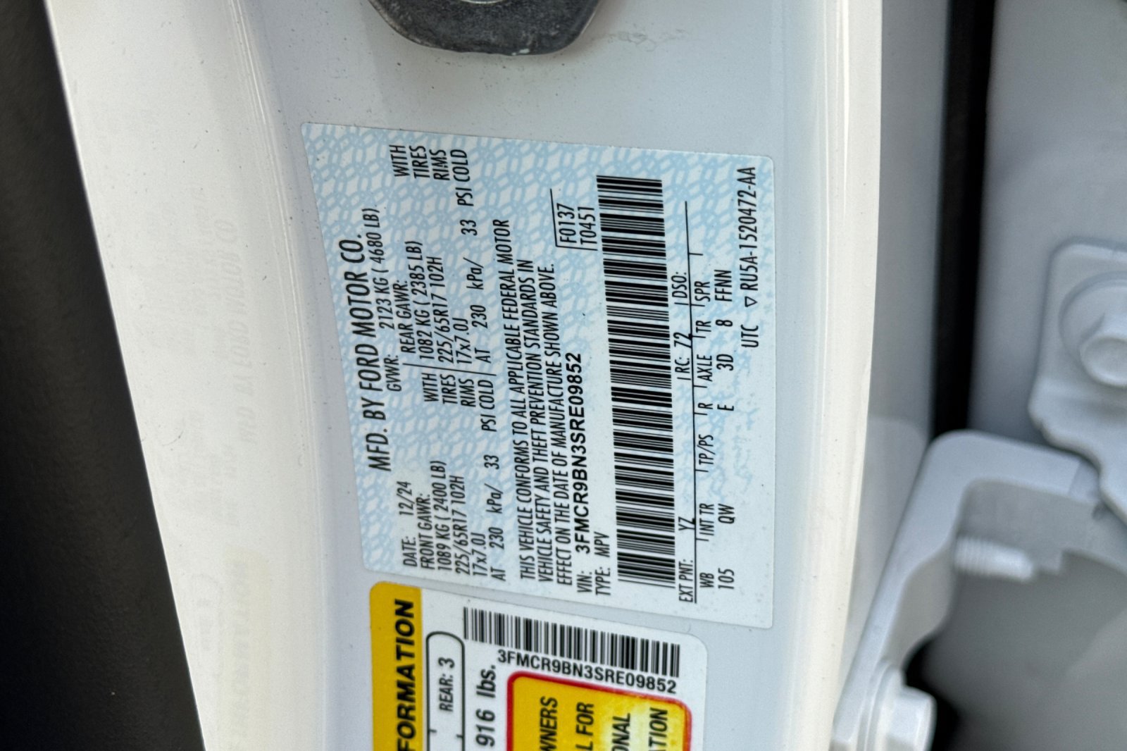 Used 2025 Ford Bronco Sport Big Bend AWD/4WD image 29