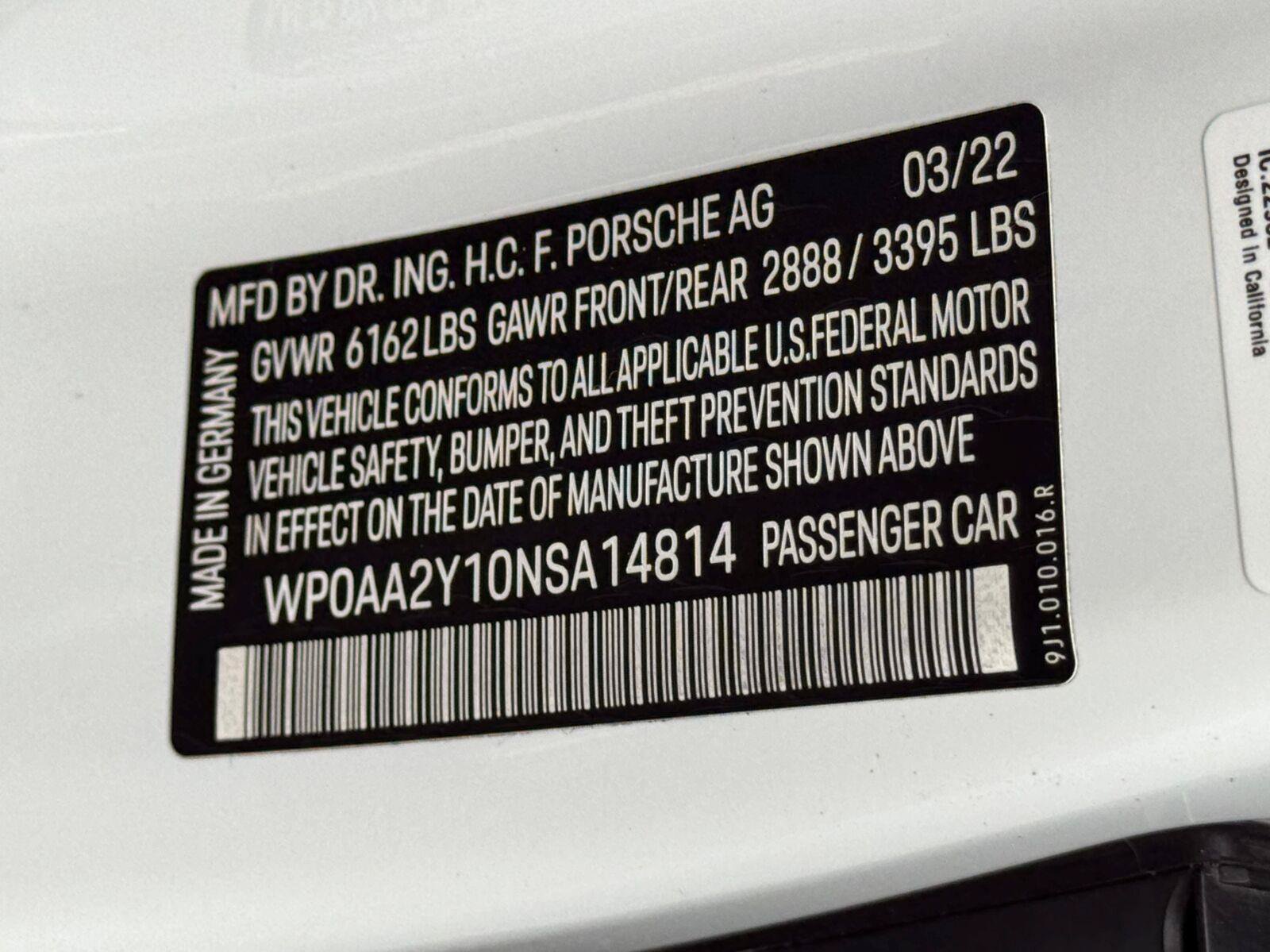 Used 2022 Porsche Taycan RWD image 47