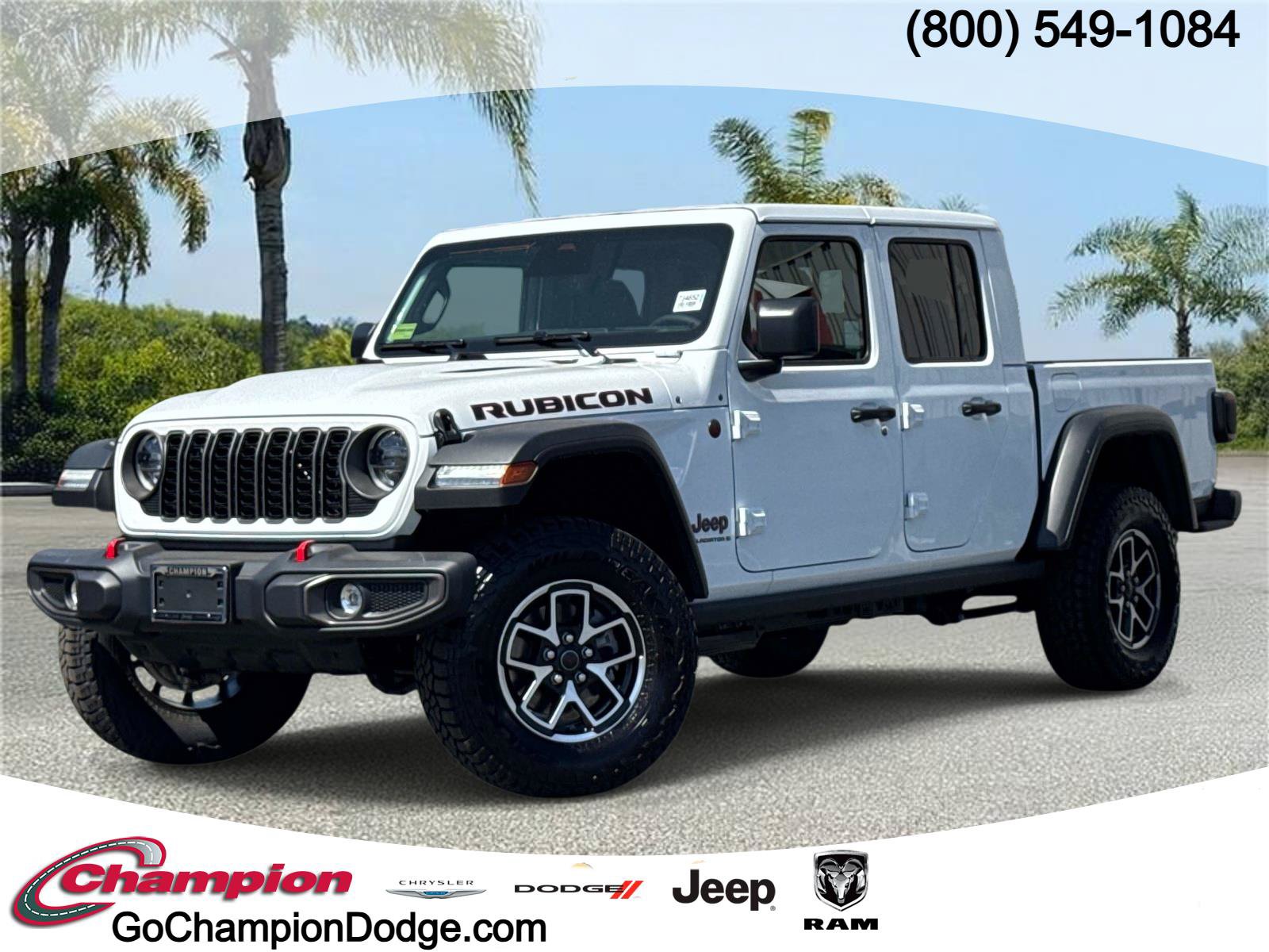 New 2026 Jeep Gladiator Rubicon w/ Steel Power Dome Hood Package