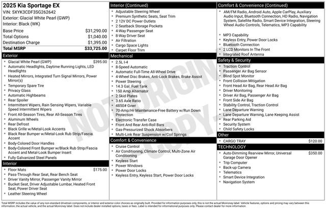 Used 2025 Kia Sportage EX image 4