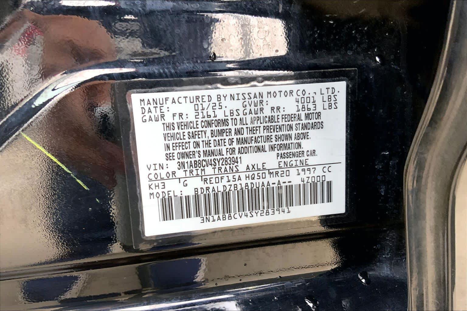 Used 2025 Nissan Sentra SV w/ All-Weather Package FWD image 32