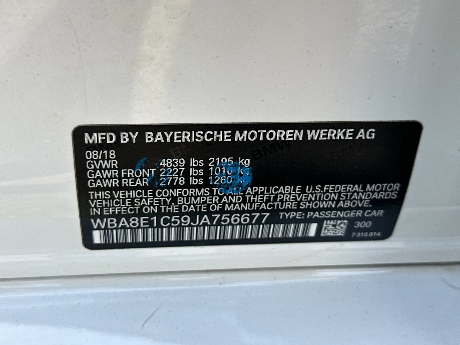 Used 2018 BMW 330e w/ Convenience Package RWD image 34