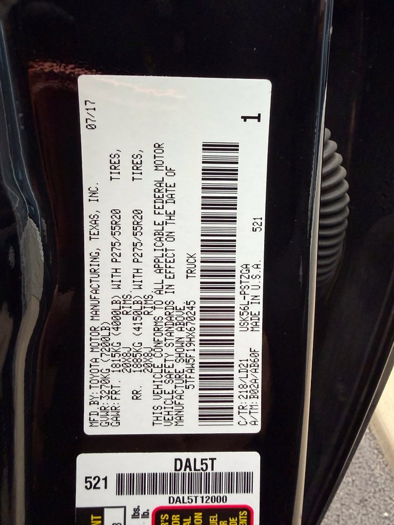 Used 2017 Toyota Tundra 1794 Edition AWD/4WD image 21