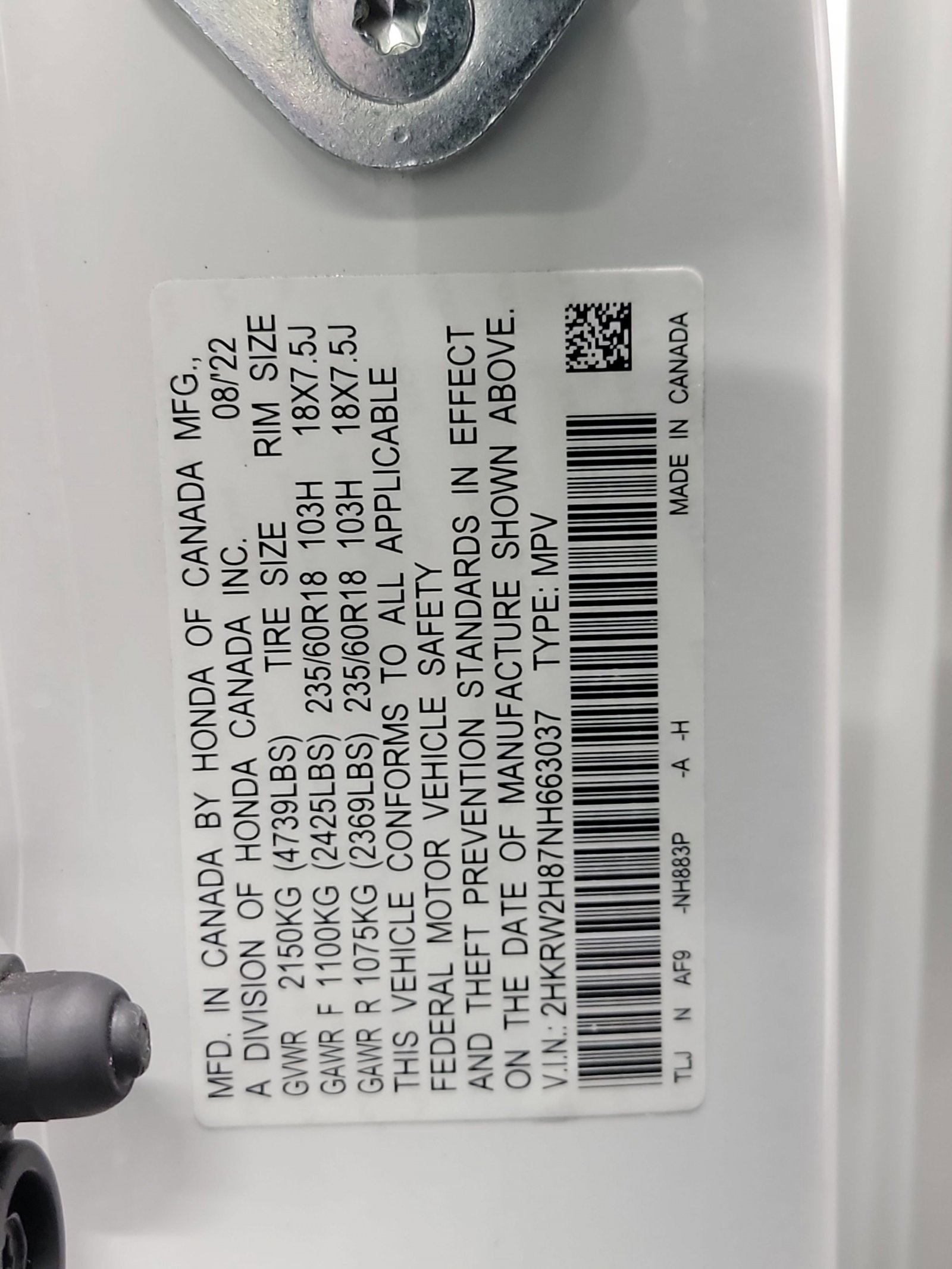 Certified 2022 Honda CR-V EX-L image 33