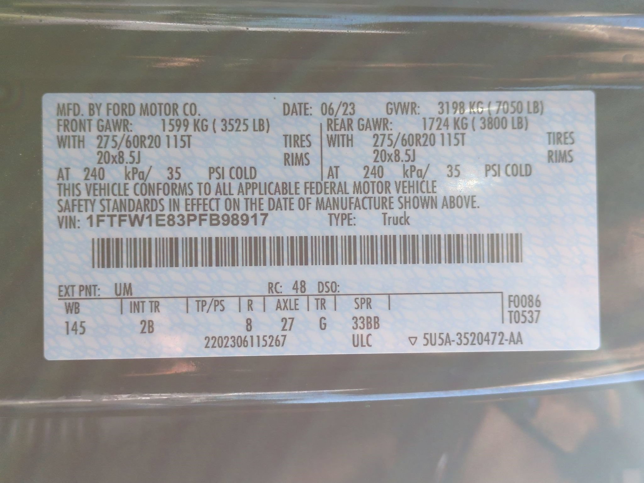 Certified 2023 Ford F150 Lariat w/ Equipment Group 502A High AWD/4WD image 30