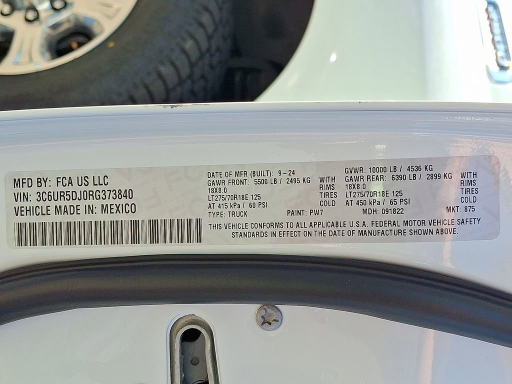 Certified 2024 RAM 2500 Big Horn AWD/4WD image 27
