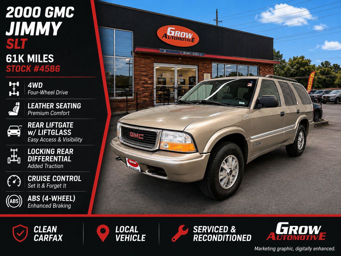 Used 2000 GMC Jimmy SLT AWD/4WD image 7