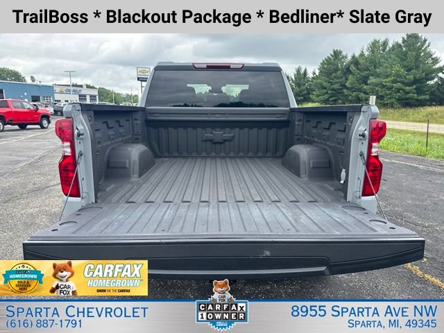 Certified 2024 Chevrolet Silverado 1500 Custom Trail Boss w/ Turbomax Blackout Package AWD/4WD image 29