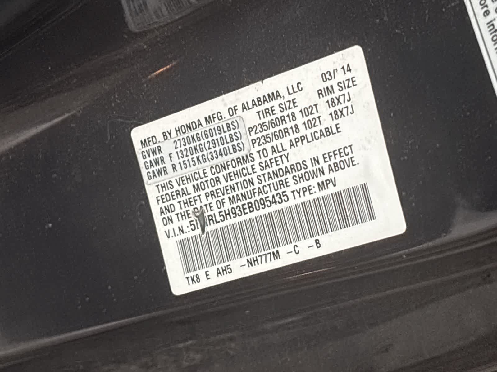 Used 2014 Honda Odyssey Touring Elite image 22