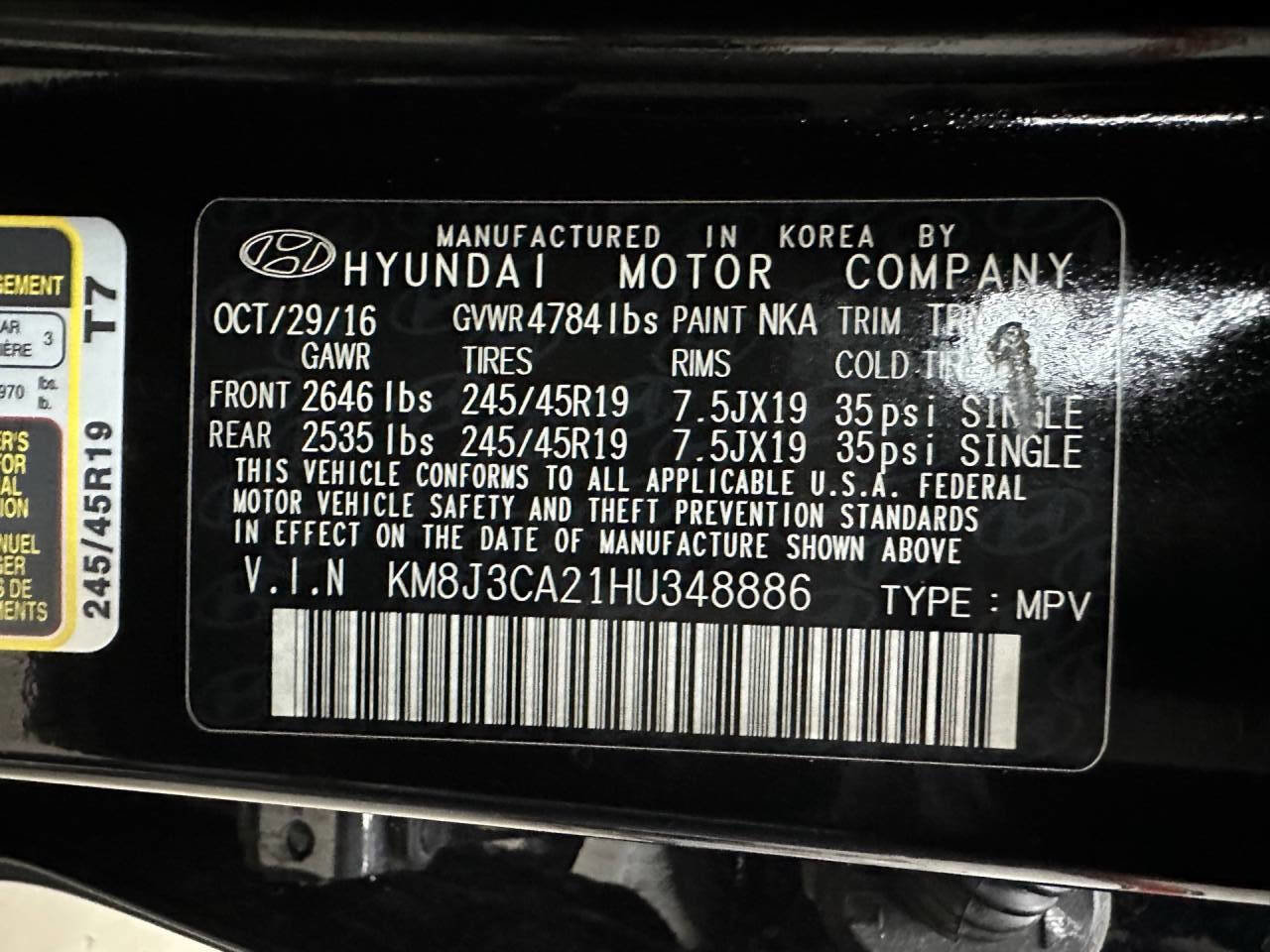 Used 2017 Hyundai Tucson Limited w/ Limited Ultimate Package 03 image 32