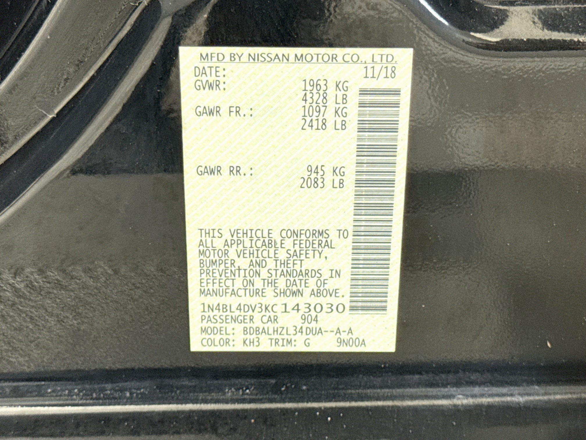 Used 2019 Nissan Altima 2.5 SV FWD image 40