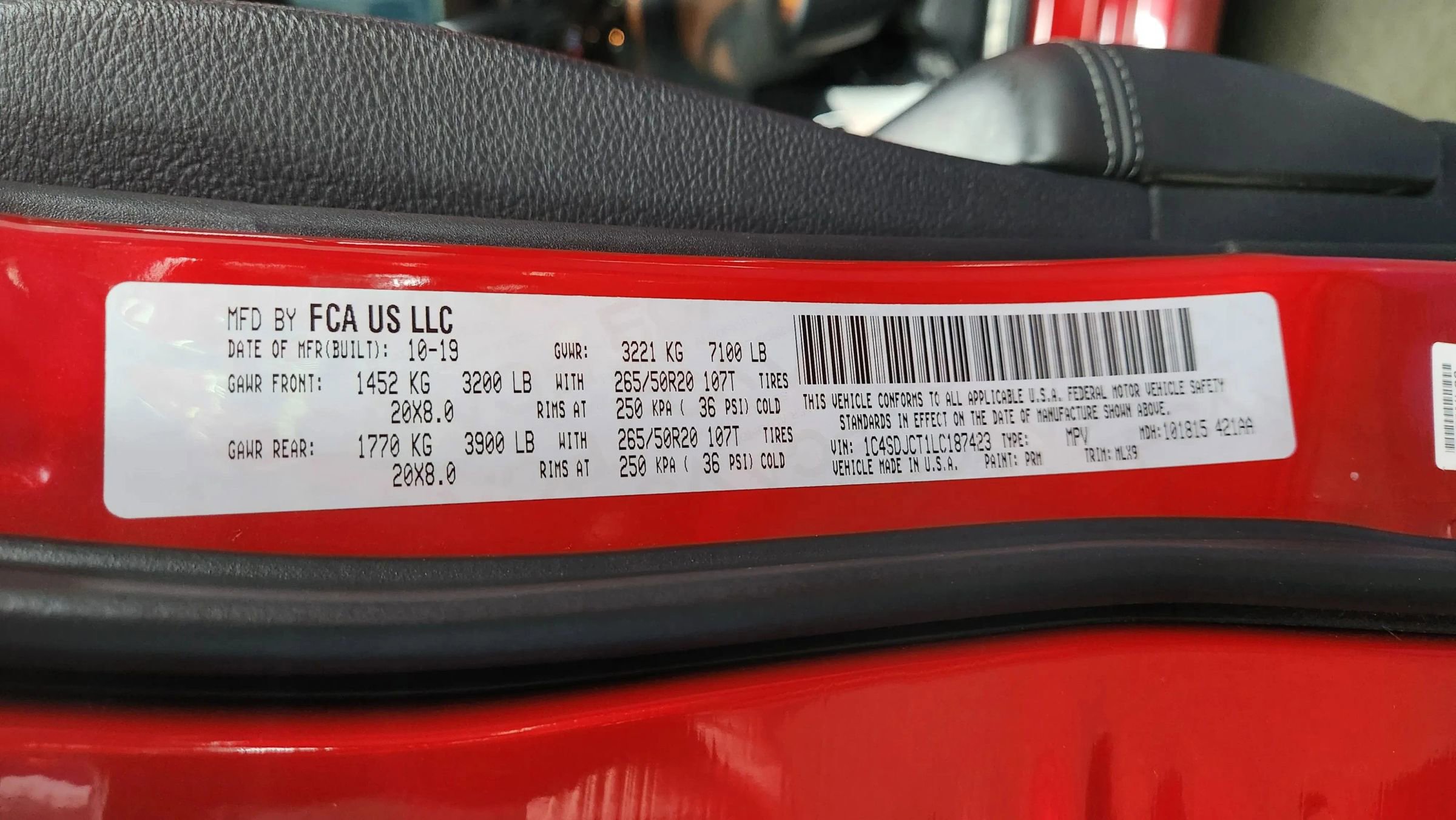 Used 2020 Dodge Durango R/T w/ Blacktop Package image 52