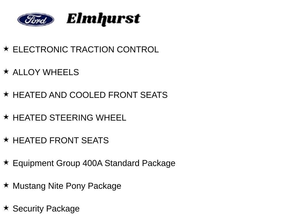 Certified 2025 Ford Mustang GT Premium w/ Mustang Nite Pony Package RWD image 9