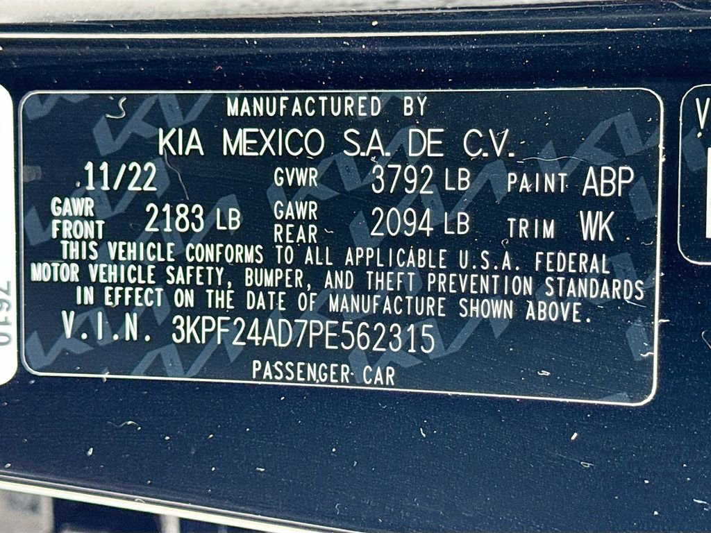 Certified 2023 Kia Forte LXS FWD image 32