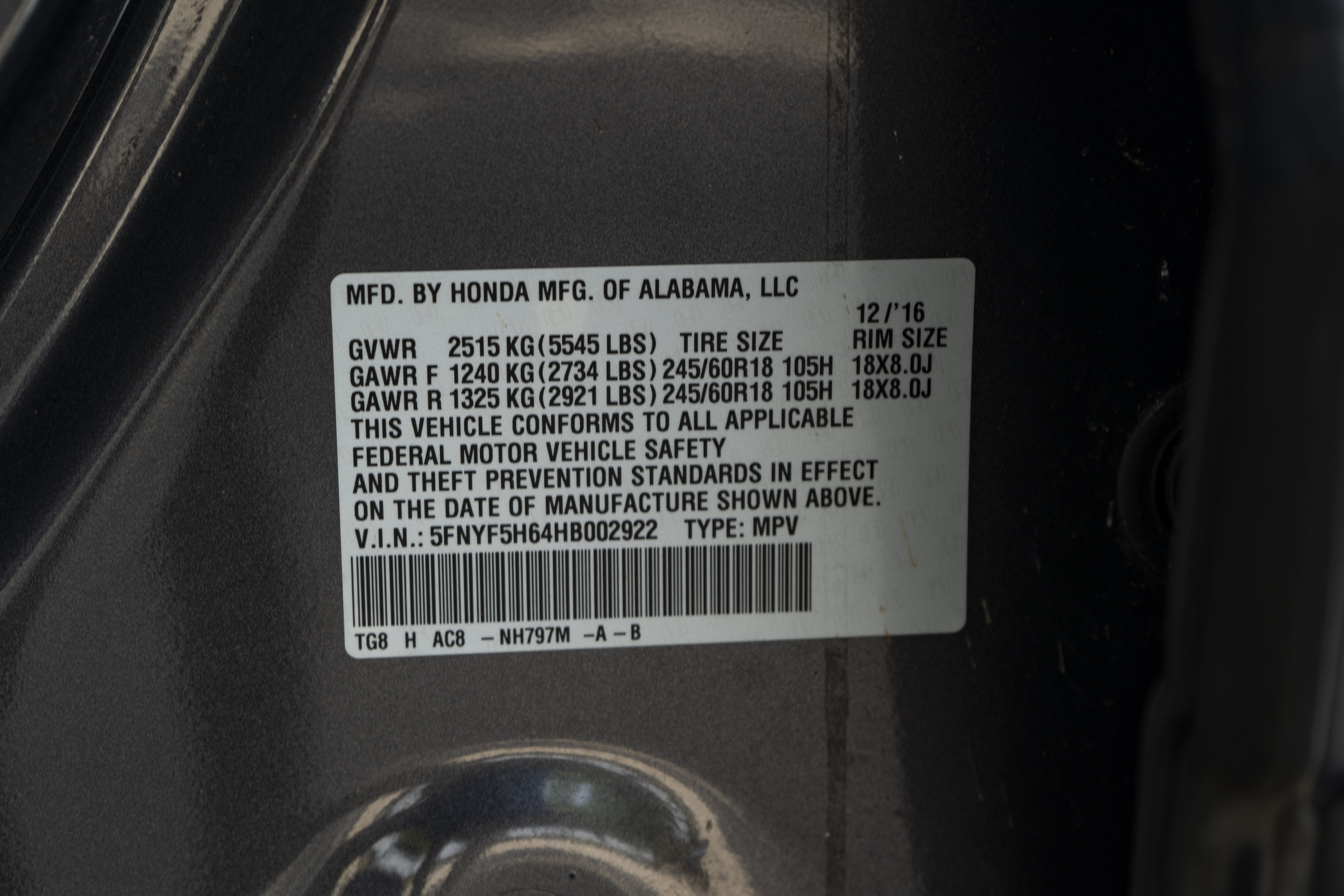 Used 2017 Honda Pilot EX-L image 46