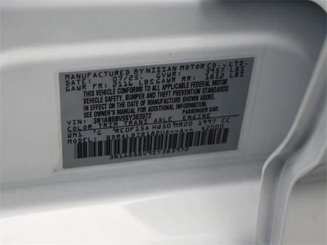 New 2025 Nissan Sentra S image 20