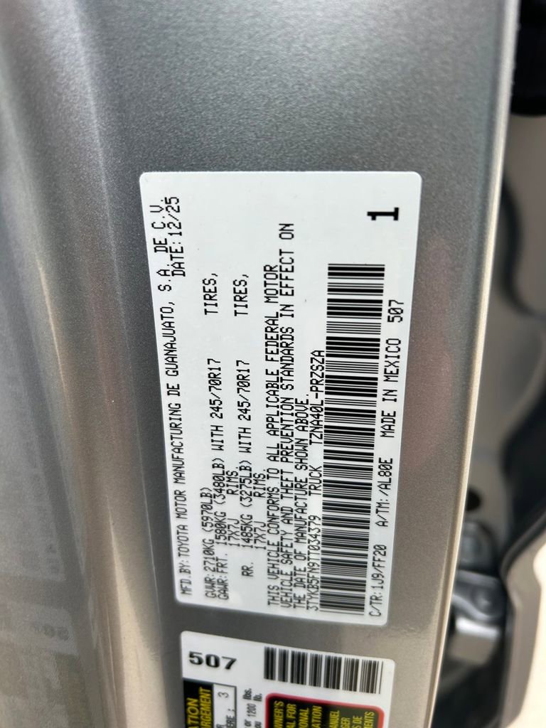 New 2026 Toyota Tacoma SR5 image 10