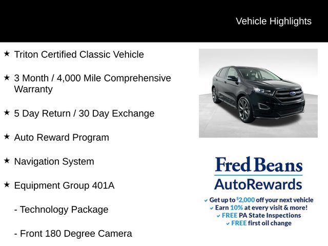 Used 2017 Ford Edge Sport w/ Equipment Group 401A AWD/4WD image 5
