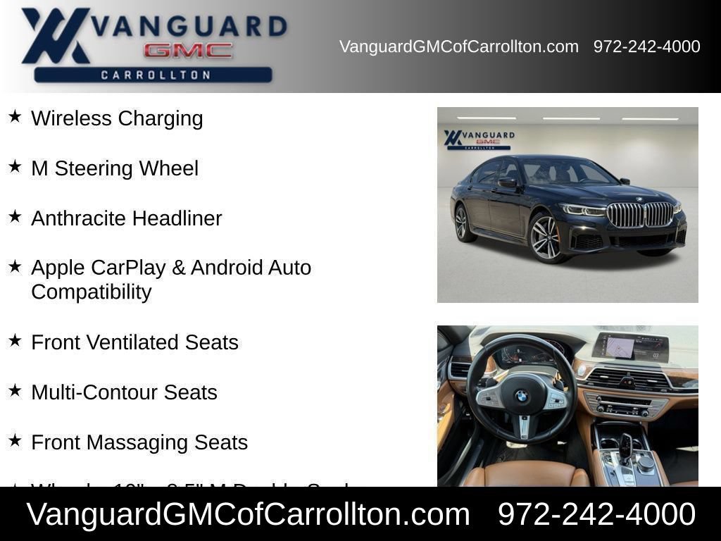 Used 2022 BMW 750i xDrive w/ M Sport Package AWD/4WD image 39