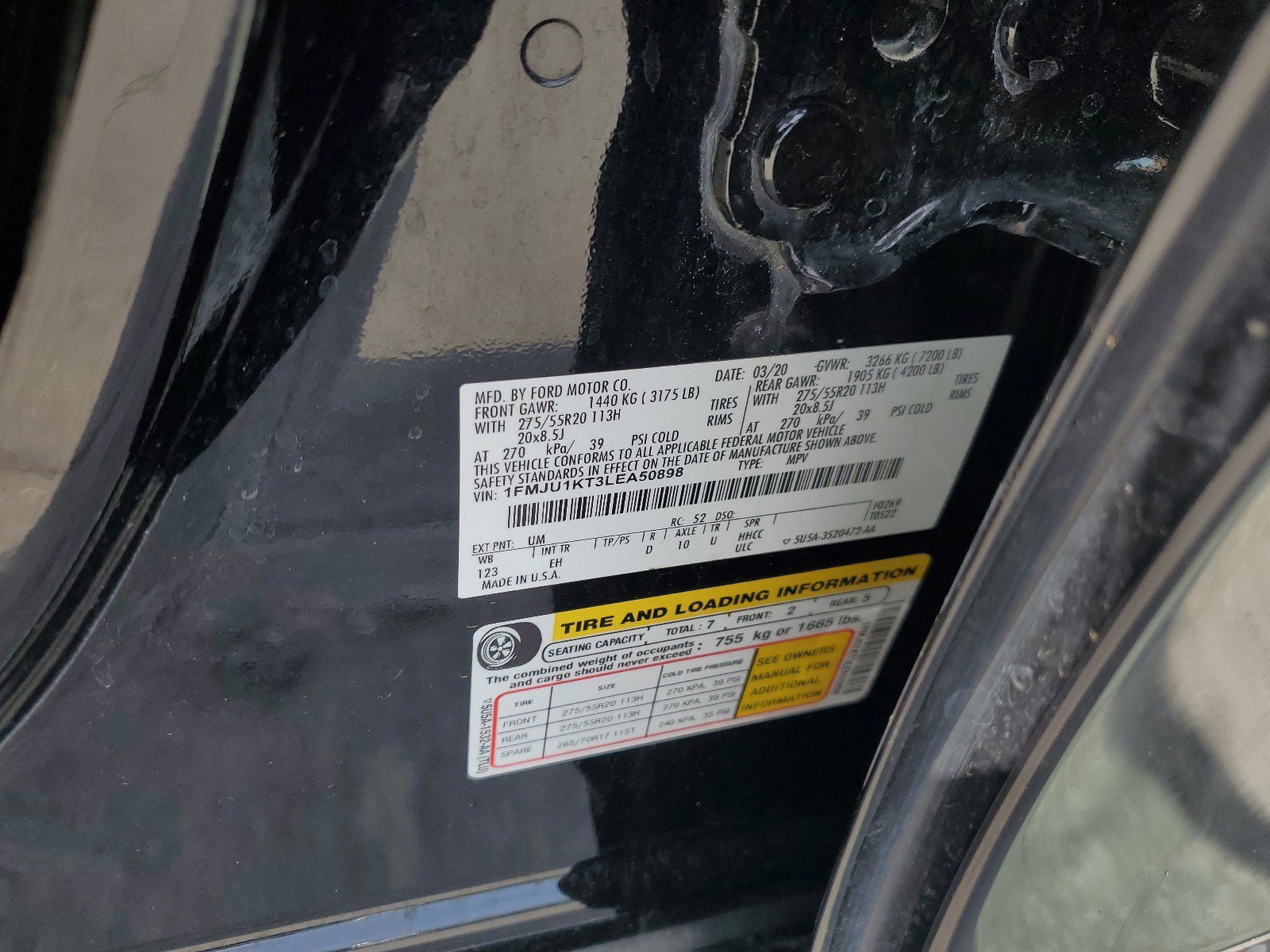 Used 2020 Ford Expedition Limited w/ Equipment Group 301A image 29