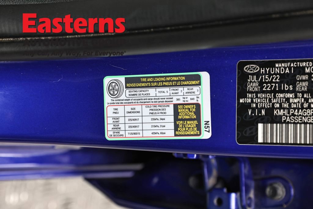 Used 2023 Hyundai Elantra Limited w/ Preferred Accessory Package image 38