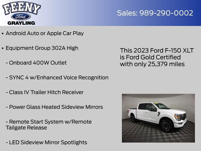 Certified 2023 Ford F150 XLT w/ Equipment Group 302A High AWD/4WD image 9