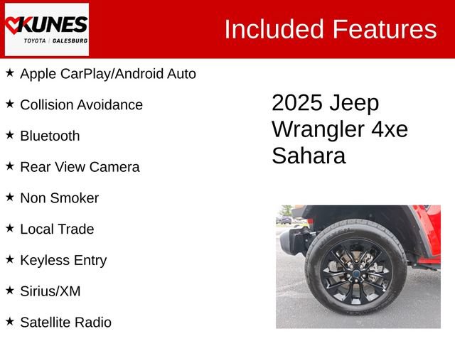 Used 2025 Jeep Wrangler Unlimited Sahara w/ Safety Group AWD/4WD image 2