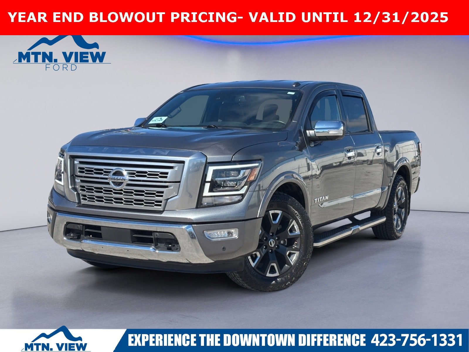 Used 2021 Nissan Titan Platinum Reserve image 2