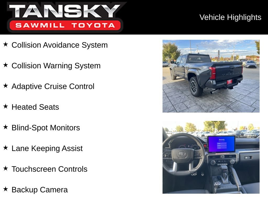 New 2025 Toyota Tacoma TRD Sport image 9